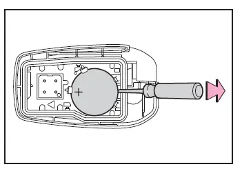 Batterie für elektronischen Schlüssel